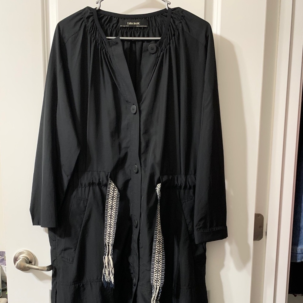 Below knee black dress